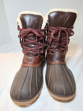 Baffin Yellowknife Men's 9 Brown Leather Insulated Winter Boots CANA-M001